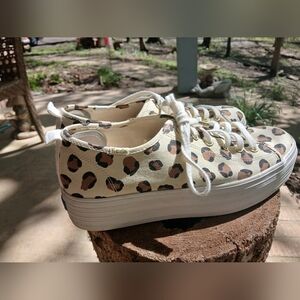 Keds Leopard Print Platform‎ Sneakers 9.5 Womens